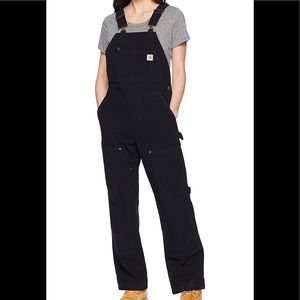 Carhartt Weathered Duck Unlined Bib Overalls